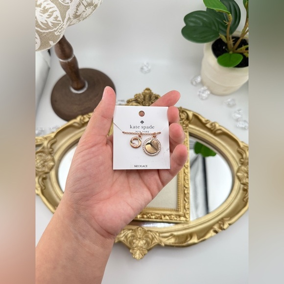 Kate Spade New York Toggle Pendant Necklace - Rose Gold Tone - Picture 5 of 6